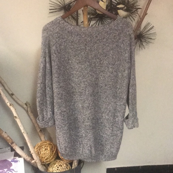 COPY - Vintage Oversized grey knit sweater - Picture 2 of 4